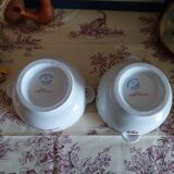 Antique earthenware bowls from Paris.