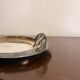 Ancien Plat Plateau Service Métal Argenté Canard Oie Cygne