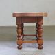 Danish Baroque style coffee table in oak, 1890s