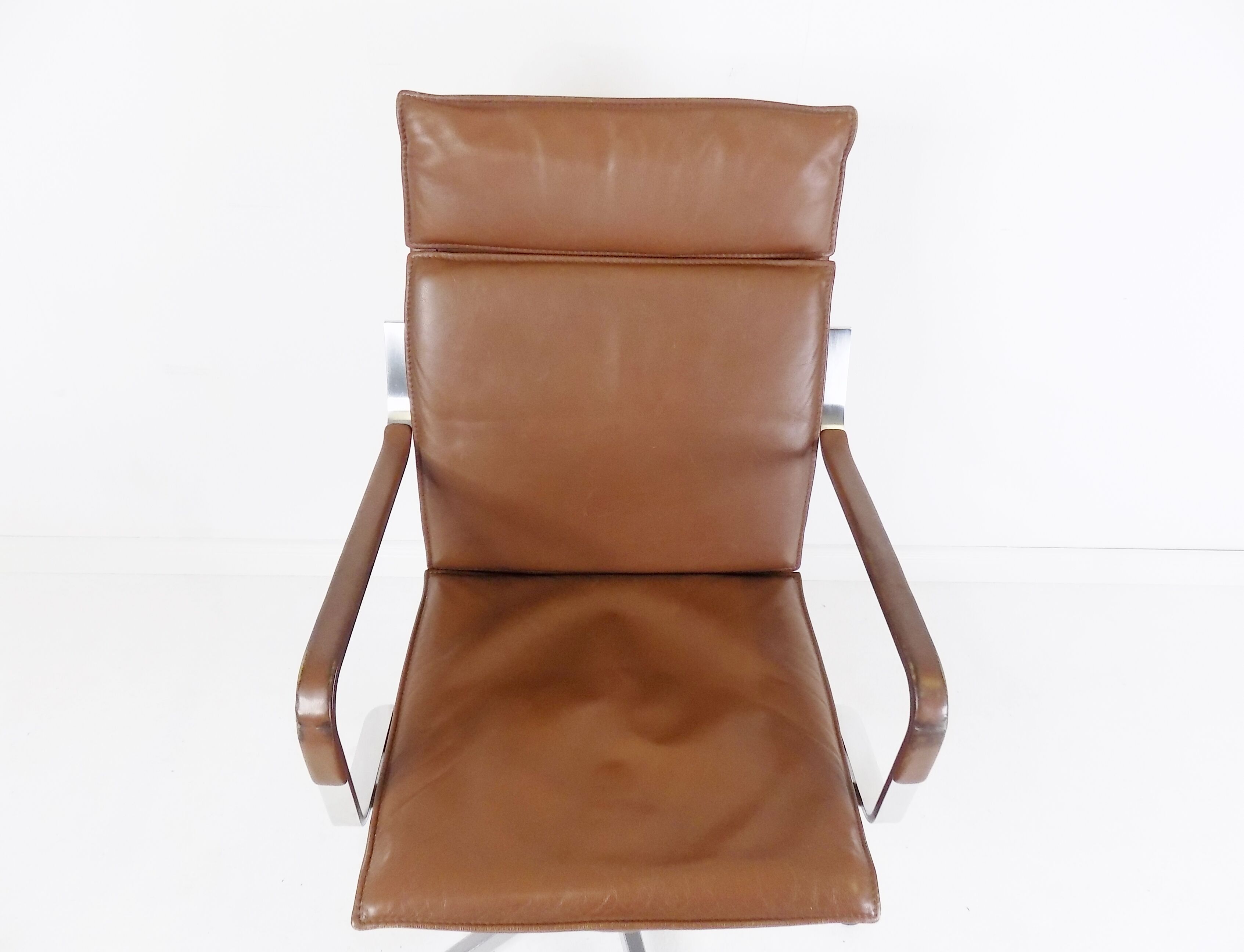 Walter Knoll Art Collection leather office chair by Rudolf Glatzel