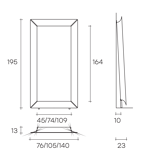 Miroir Fiam par Philippe Starck