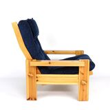 Pine armchair by Yngve Ekström