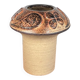 Mid-century modern stoneware mushroom vase by Haico Nitzsche for Søholm, 1960s.
