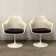 Pair of Tulip armchairs Saarinen Knoll