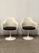 Pair of Tulip armchairs Saarinen Knoll