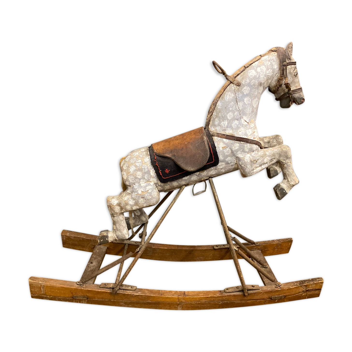 Wooden rocking horse 1900