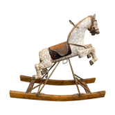 Wooden rocking horse 1900