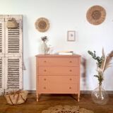 Commode vintage terracotta