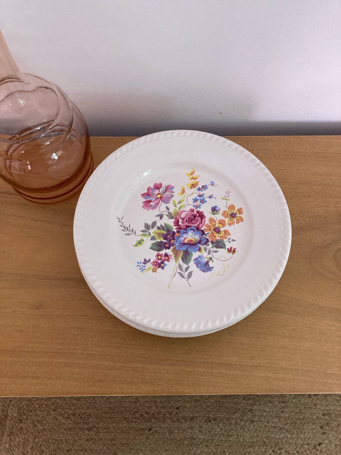 Vintage Luneville France plates