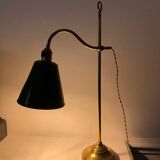 Old desk lamp, brass workshop