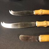 3 bamboo knives