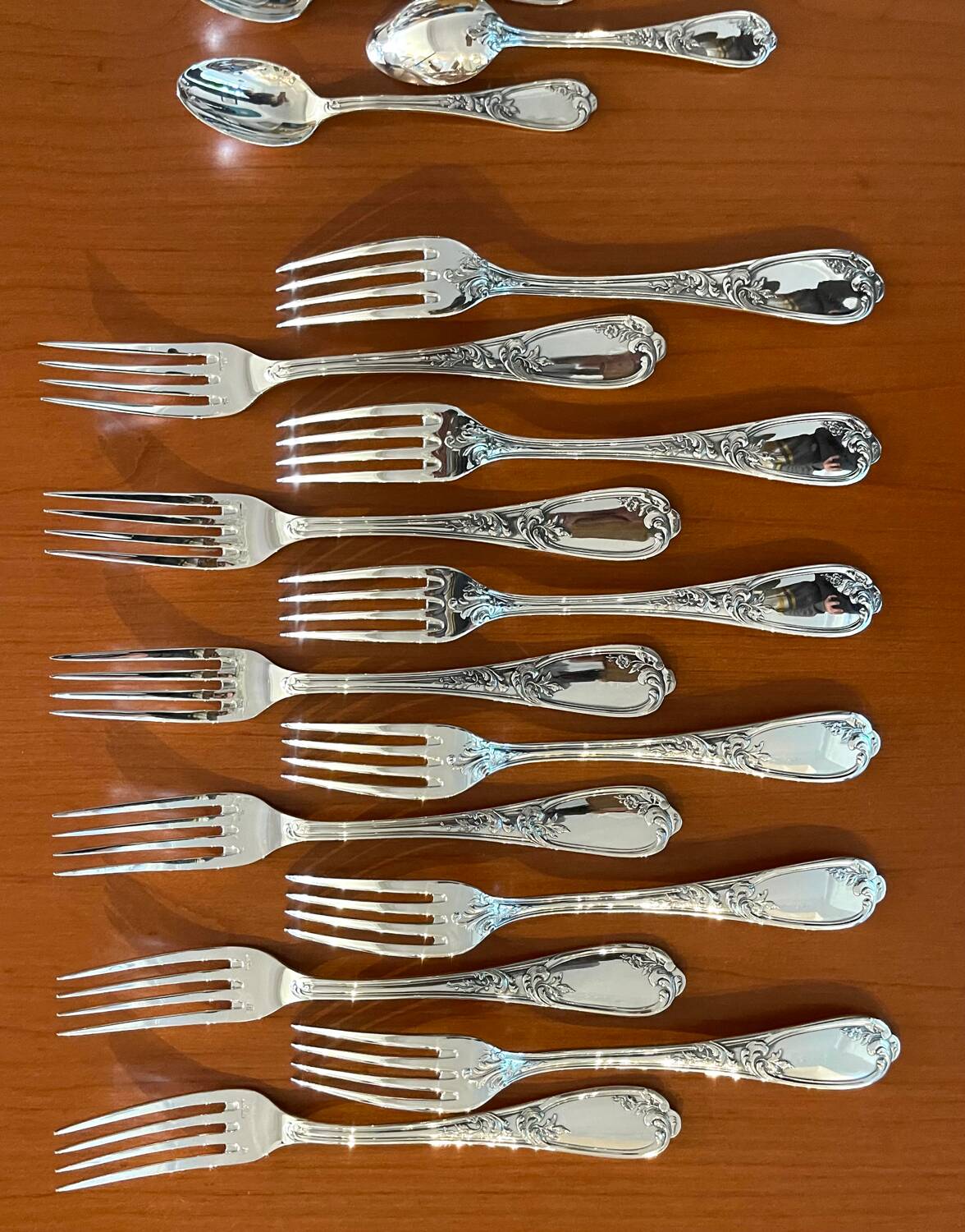 Ercuis Fontenoy 41-piece cutlery set, new condition