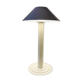 Scandinavian lamp lacquered sheet white vintage 60/70