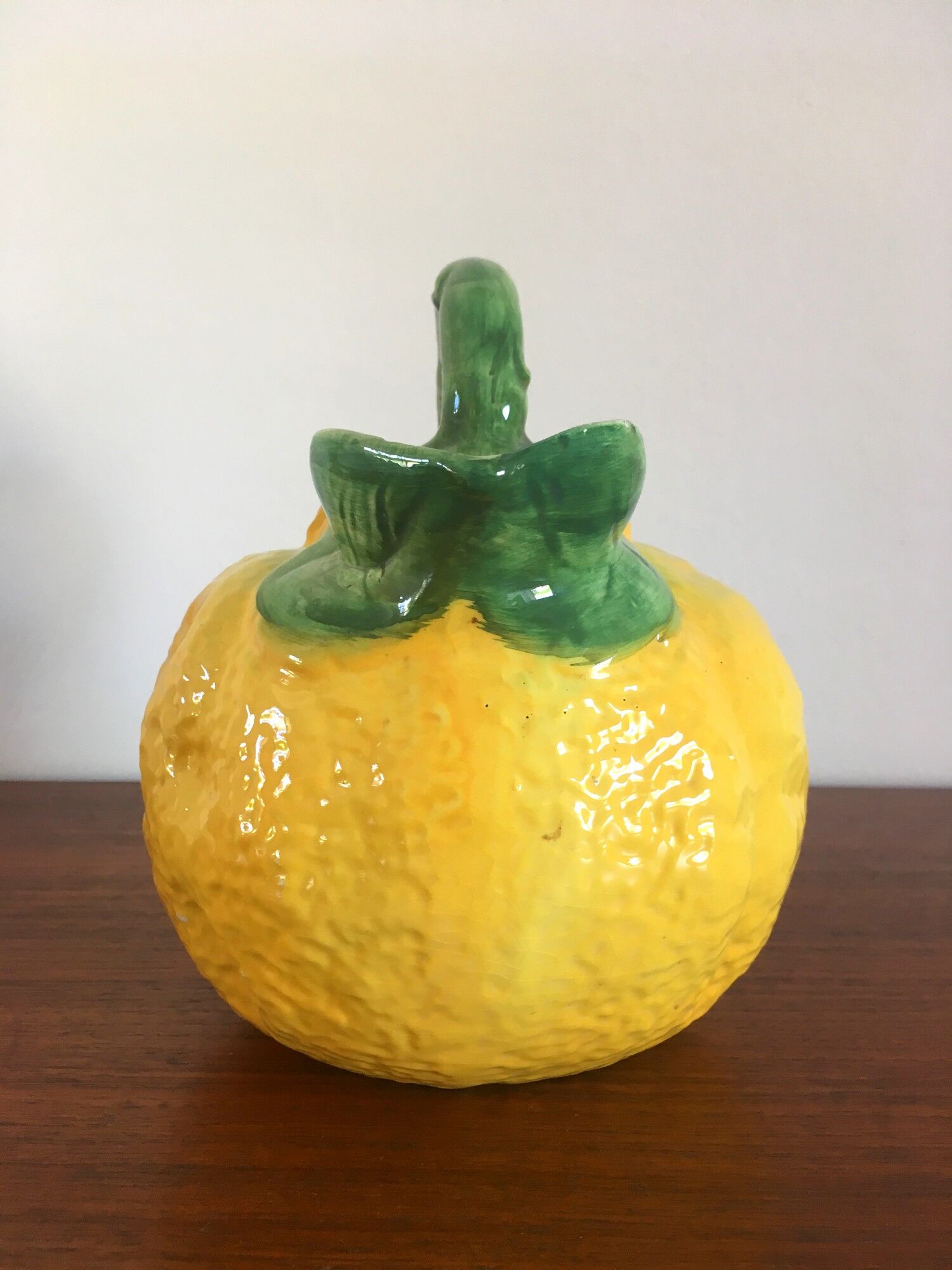 Vintage 1950s dabbling lemon pitcher