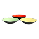 Vintage Krenit 1950s trio of aperitif bowls