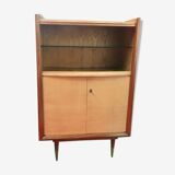 Vintage showcase in ash and French modernist lemon tree
