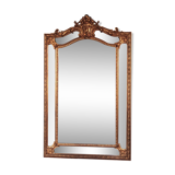 Miroir à réserves en bois doré XIXème 170x110cm
