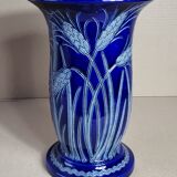 Vase grès décor bleu Marcel Schmitter Betchdorff