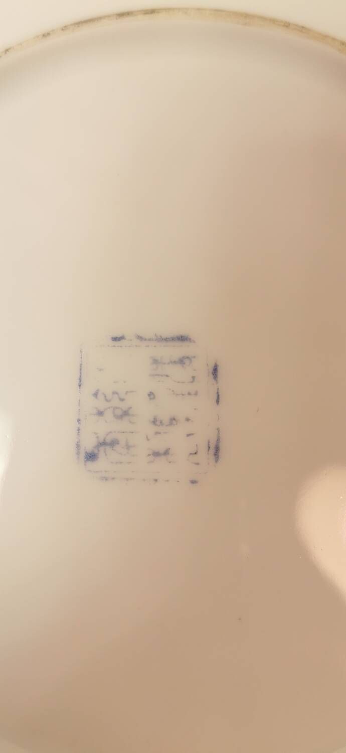 Old Chinese Porcelain Plate Canton