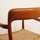 Chaises de salle à manger Niels Otto Moller | Modèle 56 | Teck | Rénovées