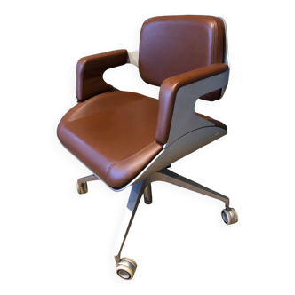 Chaise de bureau vintage designer Hadi teherani silver 101 S pour intersthul Allemagne