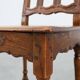Chaise d'appoint en chêne sculpté, France, XVIIIe siècle