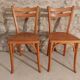 Pair of bistro chairs 50s