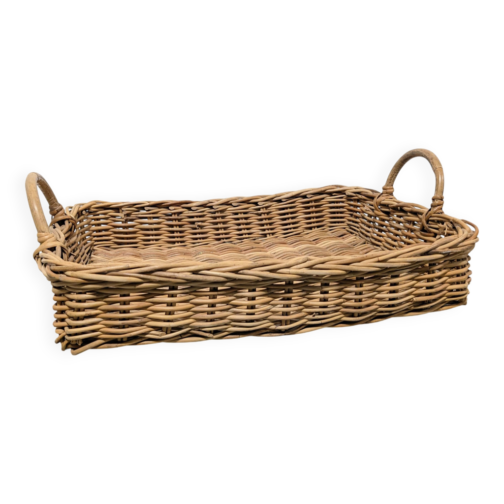 Plateau en osier 34 cm de diamètre