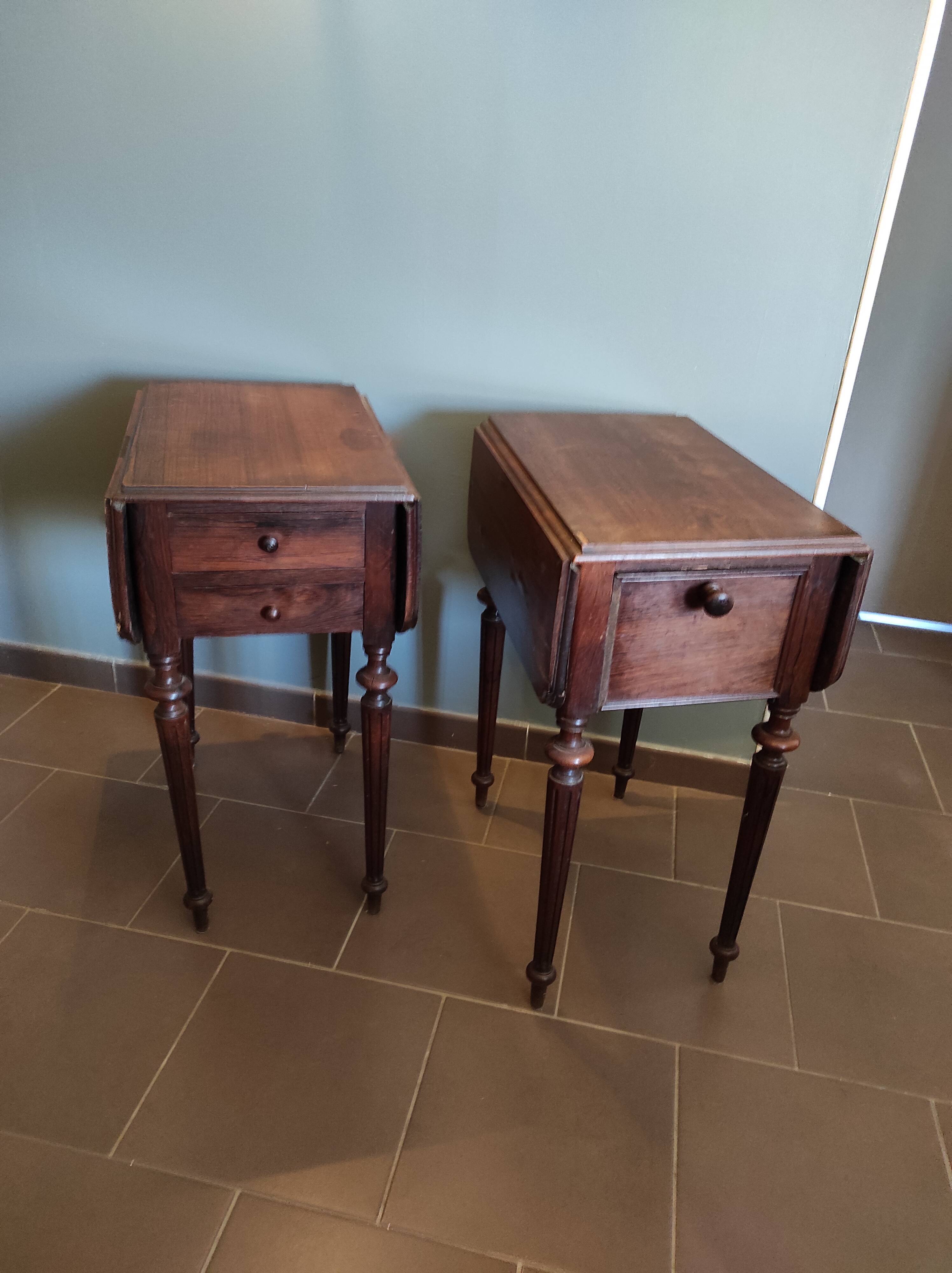 Two bedsides Louis Philippe style