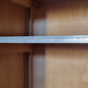 Buffet formica asymétrique, vert pâle, aluminium, vintage, années 50