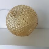 Glass bubble globe suspension