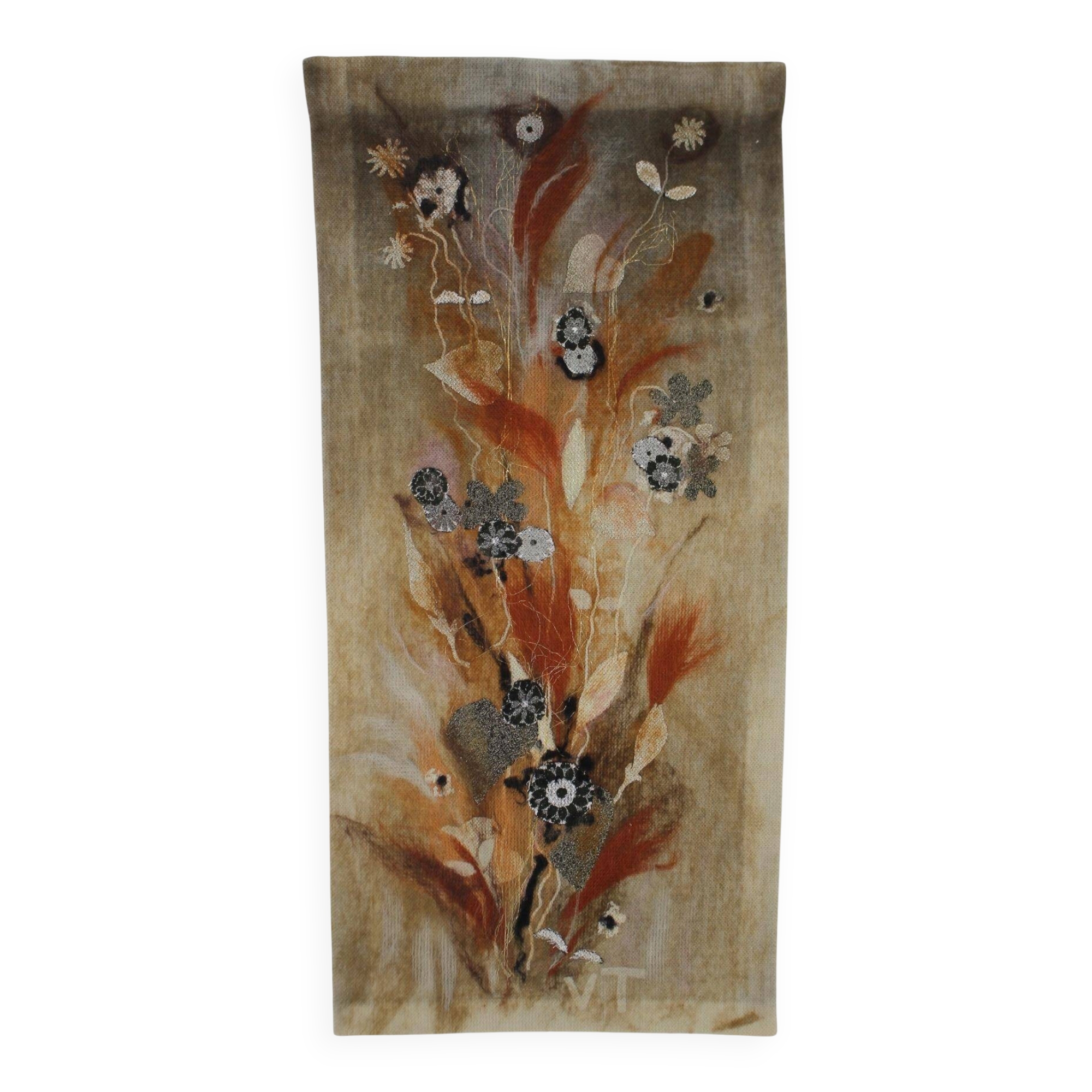 Protis Wool Tapestry from the 1970s, Czechoslovakia