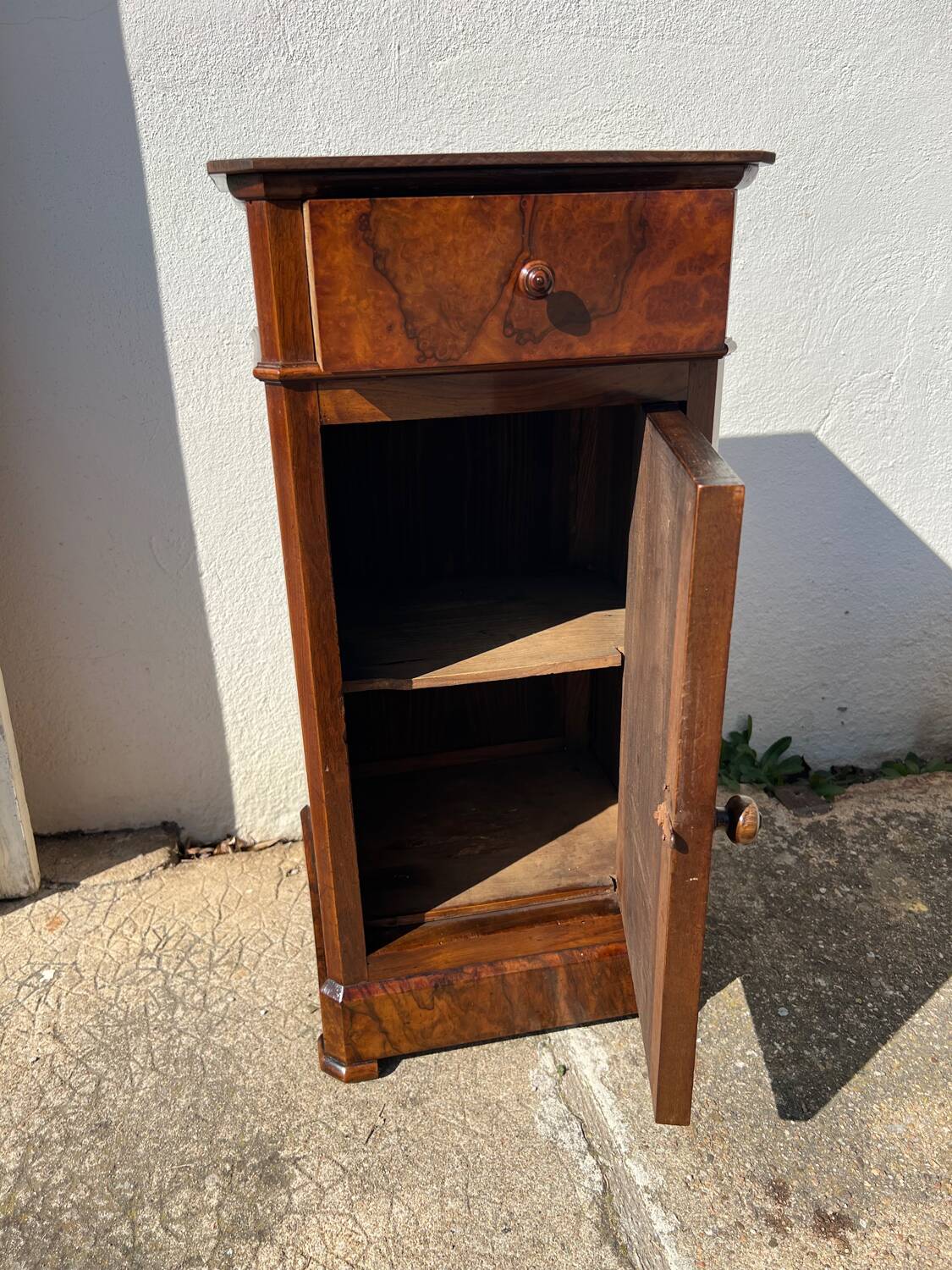 Louis Philippe bedside table