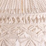 Macrame pendant light
