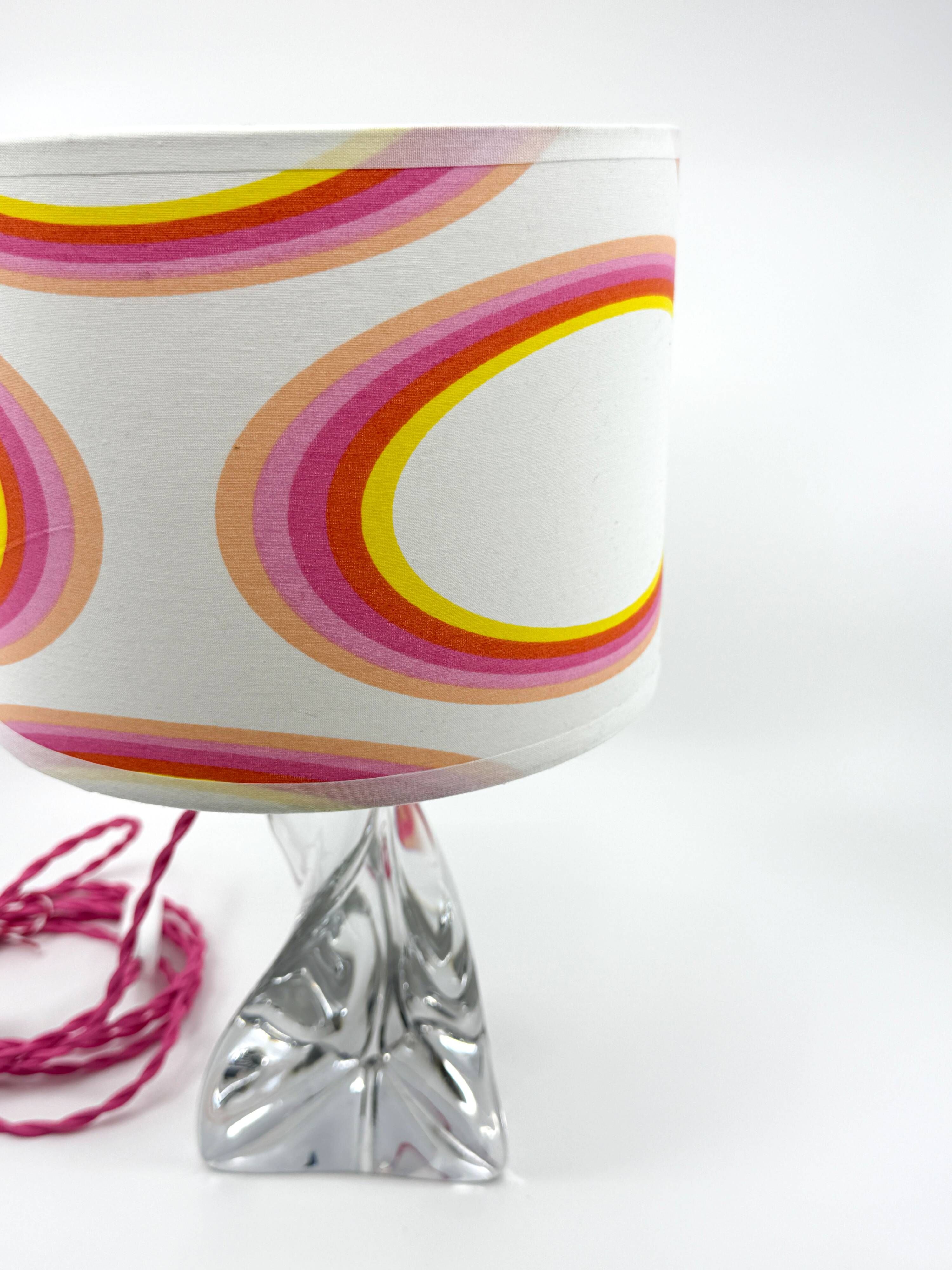 Lamp • Lorraine Crystal • France • 1950 • Custom lampshade