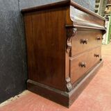 Commode large en acajou