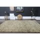 1970s Vintage Persian Handmade Wool Cotton Orange Area Rug 252x311