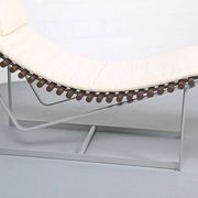 German Spine Back Lounge Chair Chaiselongue by Peter Strassl 70s