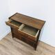 Vintage Scandinavian wooden shoe cabinet