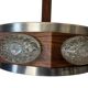 Vintage space age UFO chandelier / 1970s suspension