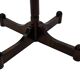 Vintage Wooden Sputnik Design Freestanding Coat Rack, 1970s, Brown