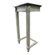 Vintage console / wall table with marble