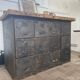 Meuble militaire 1945 12 tiroirs vintage industriel