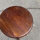 2 vintage solid wood stools — Trayeur / brutalist style