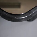 Coffee table (DS 3011) with mirror glass & leather from De Sede