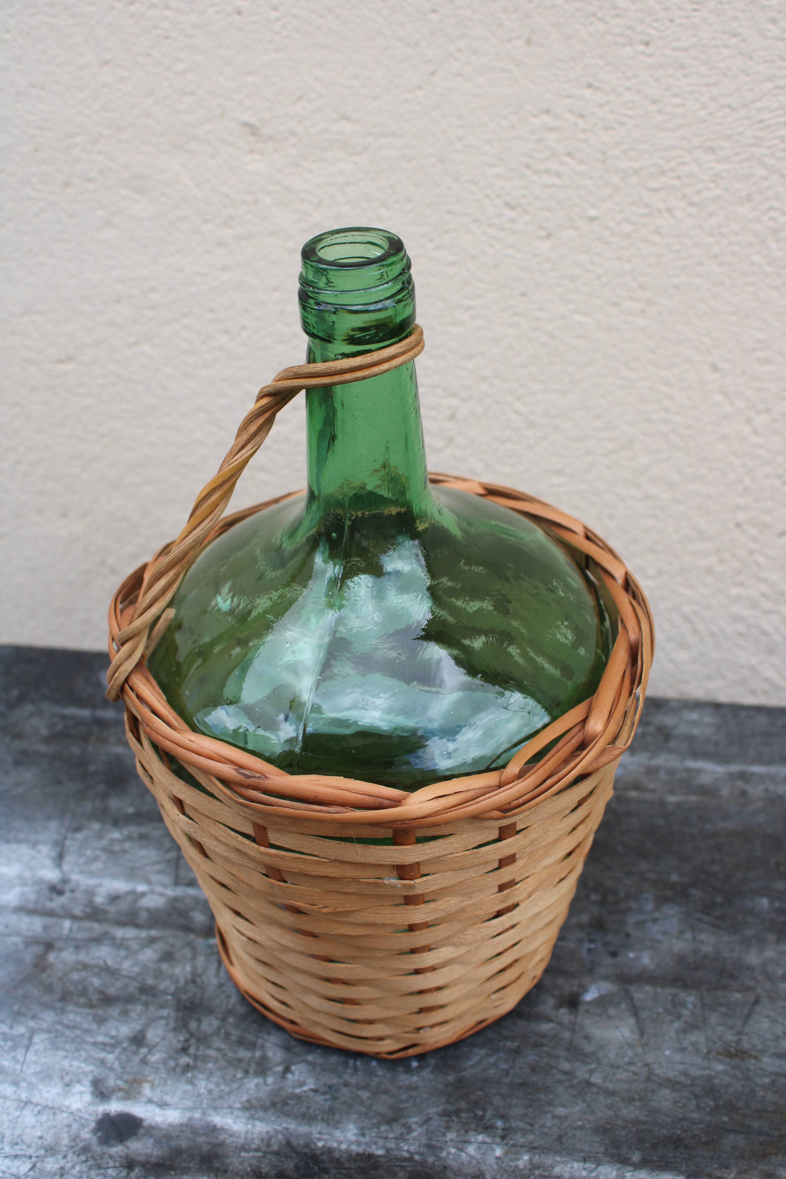 Demijohn wicker jeanne