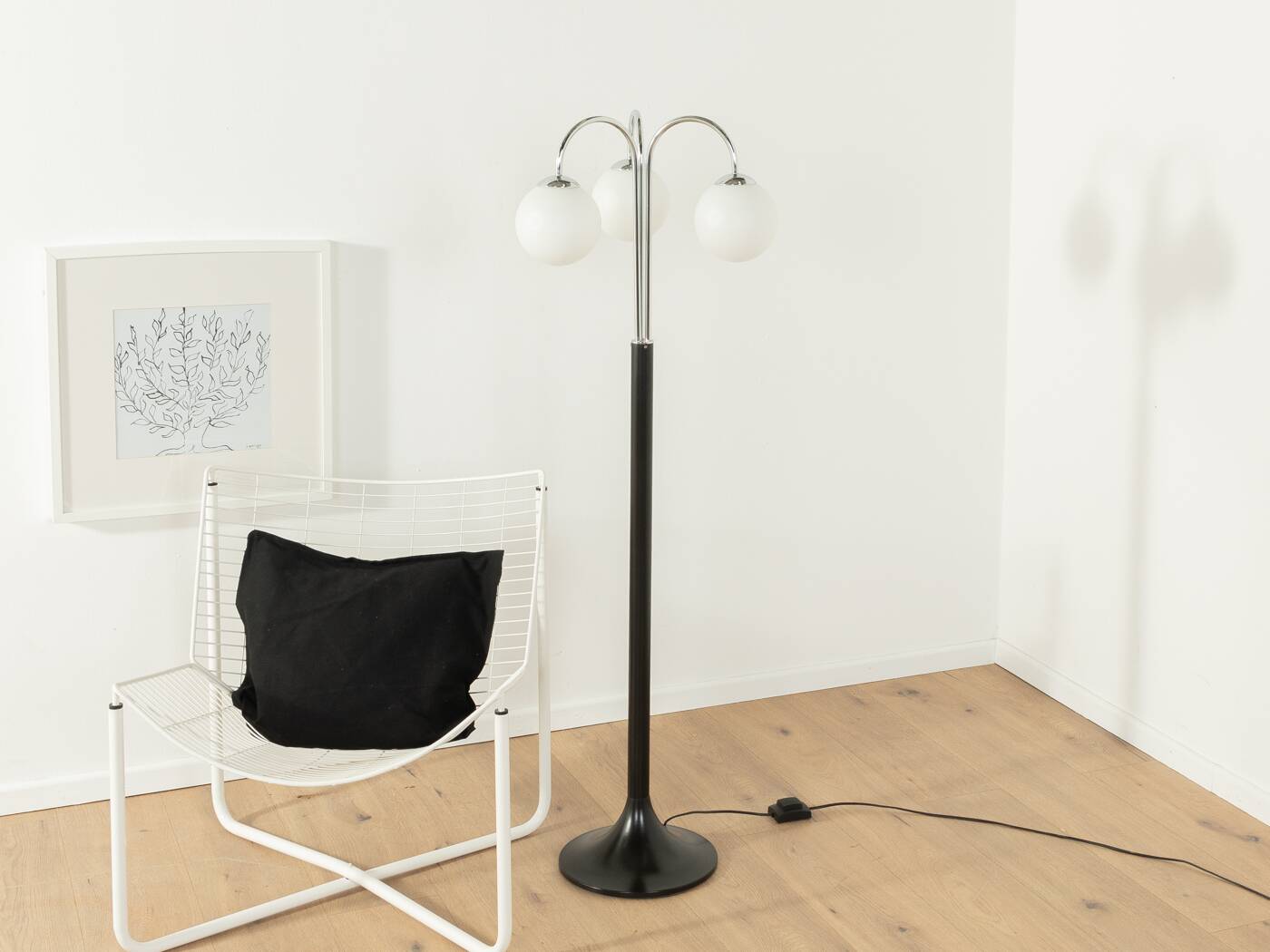 Elegant floor lamp, model harmony, ikea, 1970s