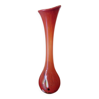 Vase en verre coloré d'esprit Murano
