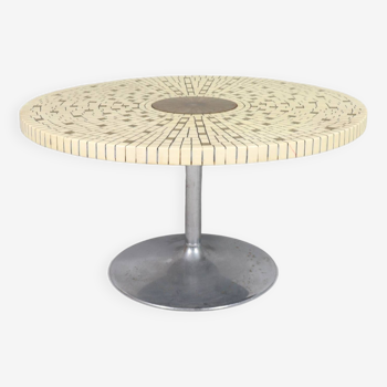 Coffee table/mosaic table by Heinz Lilienthal, Germany, 1960s.