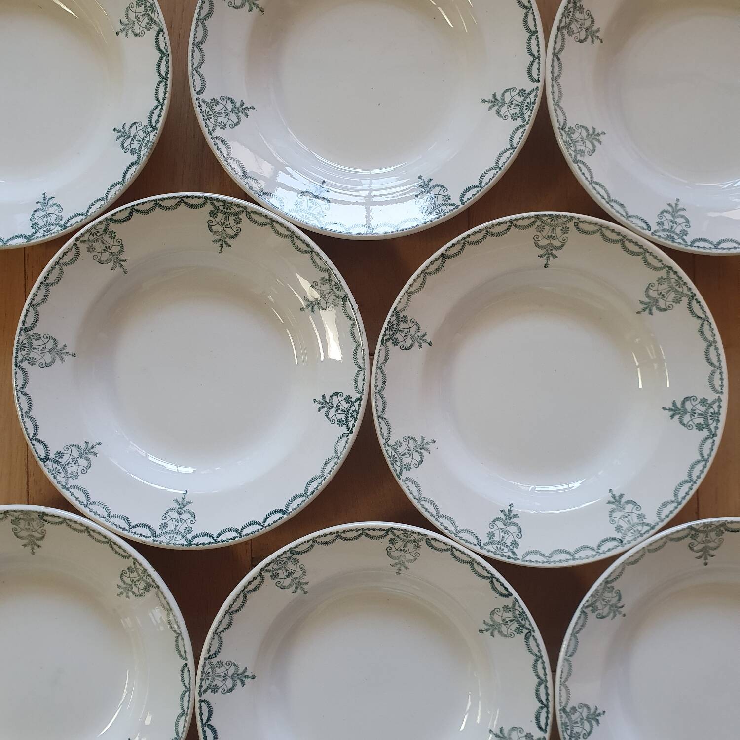 8 deep plates Terre de Fer Moulin des Loups